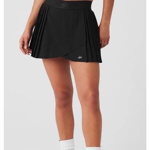 🎾ALO Yoga🎾Women's Black Aces Tennis Skirt Size Large
